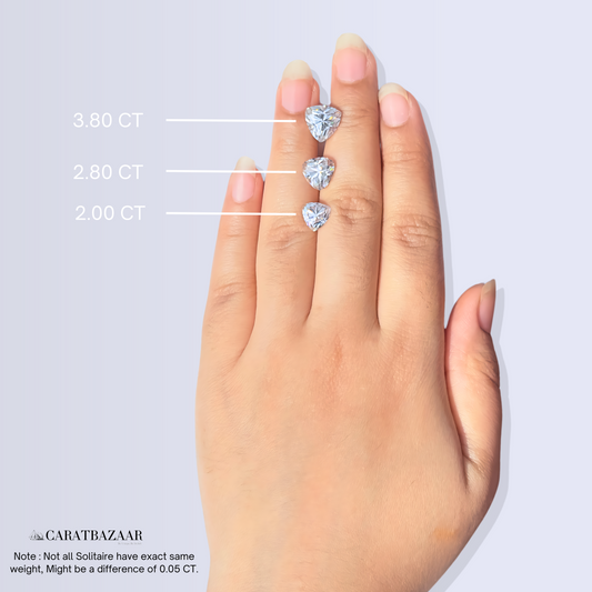 Trillion Cut Lab Grown Diamond Solitaire 14k Gold Pendant