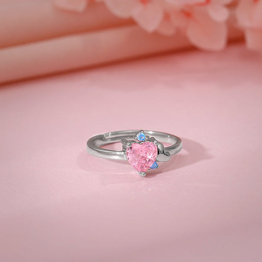 Silver Heartina Ring