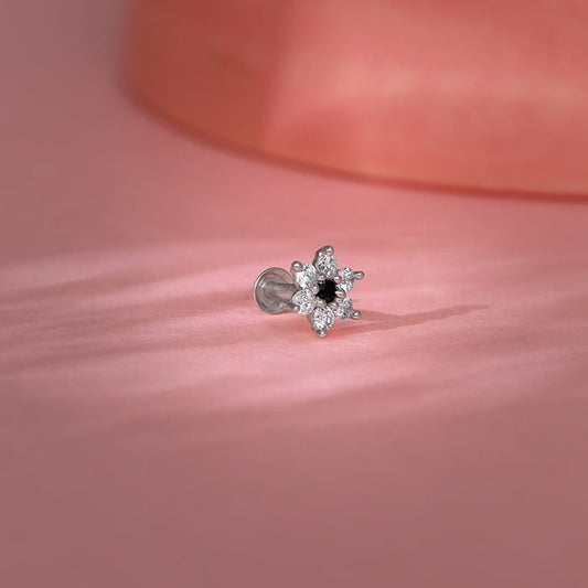 Silver Star Gaze Nosepin