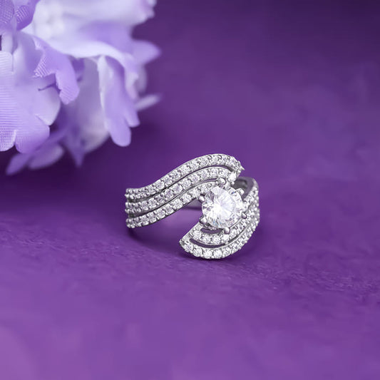 Silver Mystic Mirage Ring